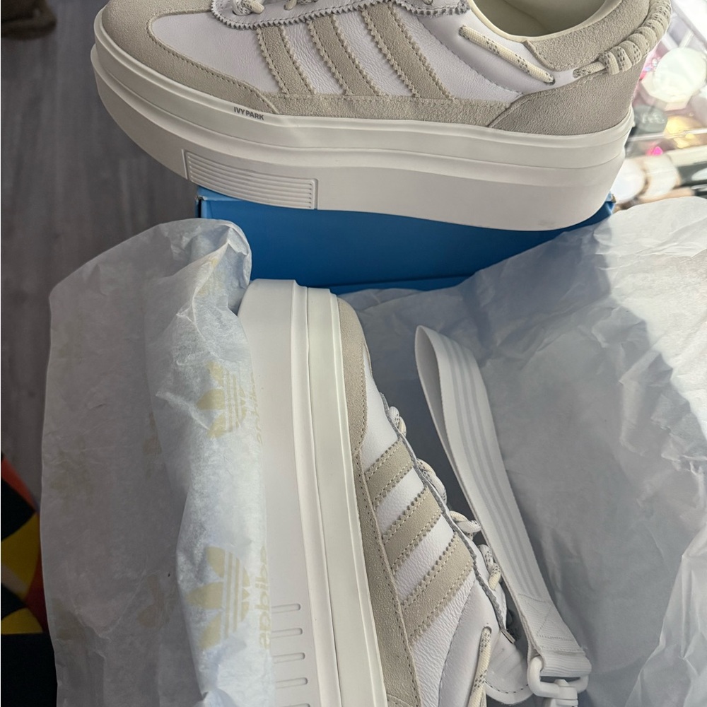 Adidas Ivy park limited edition super sleek 72 White and Gray Platform Sneakers